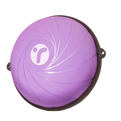 China Wholesale Custom Made Smooth GYM Home Balance Half Ball With Resistance Tube Half Yoga Ball for sale