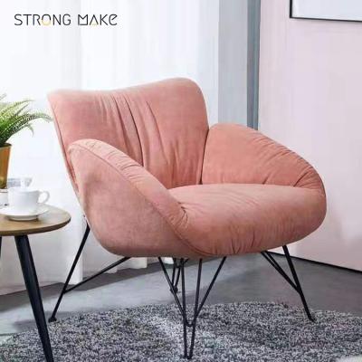 China Modern Velvet Fabric Living Room Armchairs Luxury Furniture Soft Spinning Chair for sale