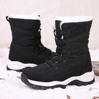 China CUSHIONING new shoes high top tide winter outdoor men's shoes plus velvet plus warm cotton boots snow boots cotton shoes for sale