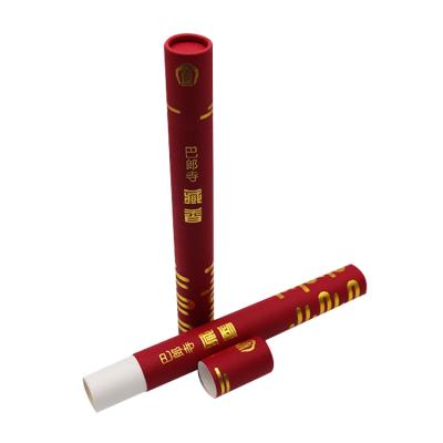 China Biodegradable Luxury Matte Mail Box Paper Packaging Postal Tube / Incense Gift for sale