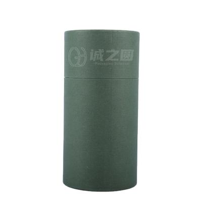 China Customized Printed Paper Tube Tin Box Can Round Paper Gift Tea Factory Biodegradable Empty Cardboard Packaging Box for sale