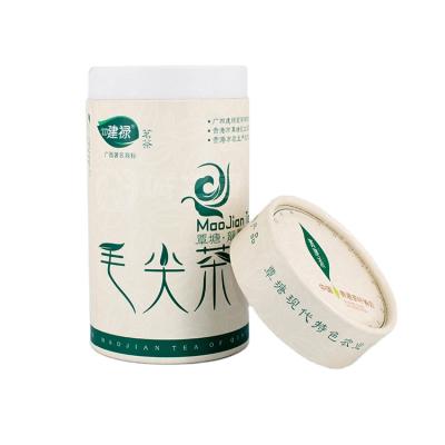 China Biodegradable Eco - Friendly Cardboard Tube Packaging For Coffee Kraft Paper Packaging For Tea for sale