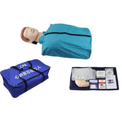 China PVC tamaño de vida de la mitad del cuerpo CPR entrenamiento maniquí para la práctica económica de RCP en venta