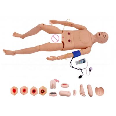 China Human Life Size Full-functional Adult Nursing Manikin with Blood Pressure Simulator Medical Training Dummy for sale