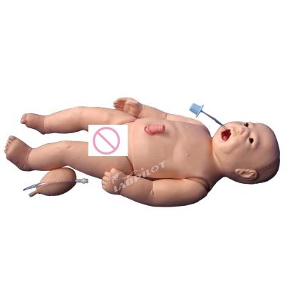 China Nieuwgeboren Baby Navelverzorging Venipunctuur Intubatie en CPR-training met Manikin Te koop