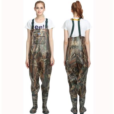 China Ms. 2022 New Waterproof Good Quality Men's Fishing Wader Pant Breathable Equipment Suit With Boots for sale