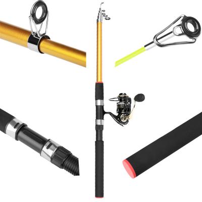 China Carbon wholesale best custom carbon fiber telescoping fishing rod reel set lure set bag for sale