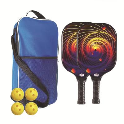 China Outdoor Sports Professional Training Custom Carbon Fiber Graphite Graphite Pickleball Set Premium Paddle for sale