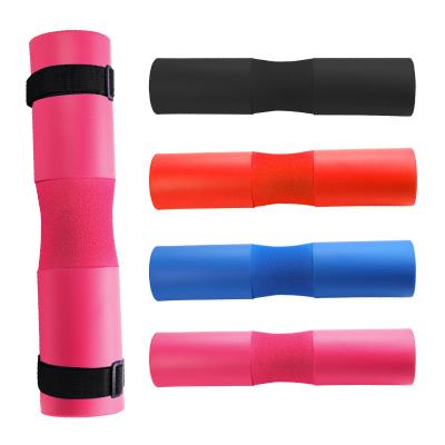 China Custom fitness logo foldable pink squat pad durable dropshipping protective barbell protective sets for sale