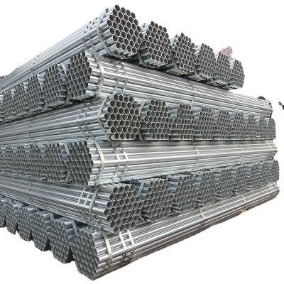 China Pre Perforated Greenhouse Round Galvanized Pipe Iron And Steel Pipe Tubing for sale