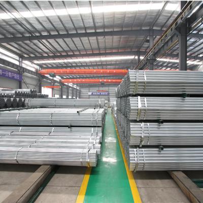 China Structure Pipe Hot Dip Galvanized Round Steel Pipe / GI Pipe Pre Galvanized Steel Pipe Galvanized Tube For Construction for sale