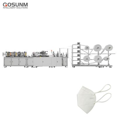 China Production Of Grade Masks Gosunm Low Cost KN95 Medical Face Mask Making Machine With 100% Electric Box Control for sale