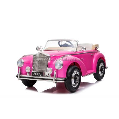 China Ride On Toy VIPBUDDY Licensed Mercedes Benz 300S Kids Ride On Car Toy Cars For To Drive Remote Control Pink for sale