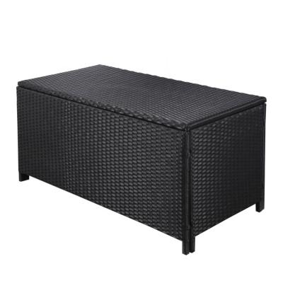 China 2021 Modern Hot Sale Outdoor Rattan Furniture Rattan Storage Box for sale