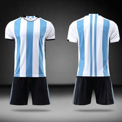 China 2022-23 Club Plain Argentina Soccer Jersey Uniforms Kits Team Wear Quick Dry Comfortable Breathable Thailand Quality With Logo for sale