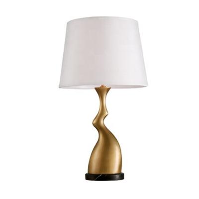 China MEREDITH pure copper luxury table lamp living room office lamp bedroom bedside modern study LED lamp for sale