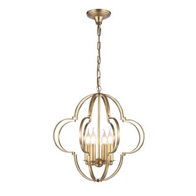 China Modern Nordic Luxury Brass Chandelier Modern Ceiling Chandelier Gold Decoration Living Room Pendant Light for sale