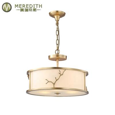 China Nordic Luxury Vintage Dining Room Brass Chandelier EUROPEAN Modern Living Room Pendant Light for sale