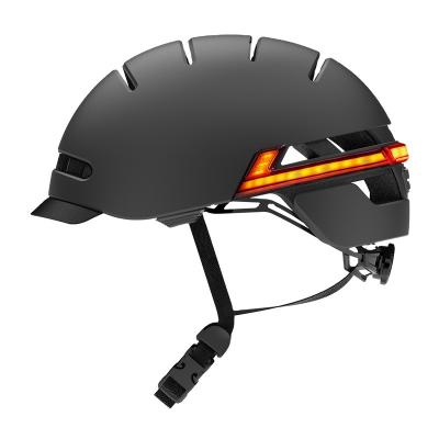 China Factory Wholesale High Quality Popular Forehead Break Light/Alarm Helmet With Led Bicycle Light Smart Helmets Full Face Led For Riding for sale