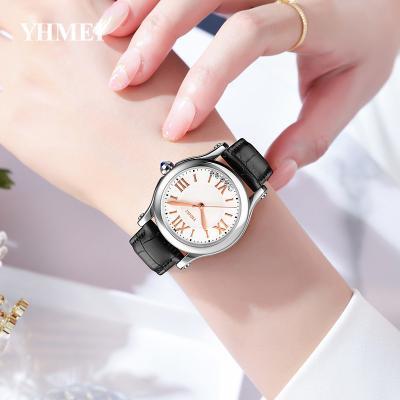 China Luxury Water Resistant Ladies Watches With Diamonds Fashion Business Quartz Leather Waterproof Ladies Watches Hot Sale Watches Wrist for sale