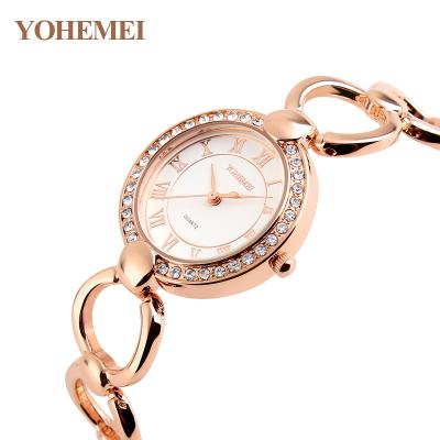 China Simple Water Resistant Women's Watches Thin Stainless Steel Strap Watch European Style For Girls Ladies Quartz Watches for sale