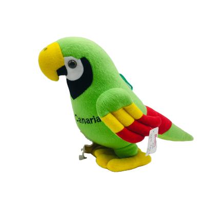 China Custom Gift Factory Colorful Parrot Plush Toys Lovely Stuffed Soft Parrot Toys Souvenir For Parrot Lover for sale