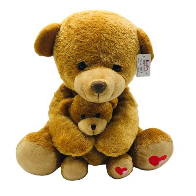 China Luxury Cute Plush Toy Big Stuffed Plush Bear Twist Doll Animal Promotion Valentine Gifts PV With Embroidery Heart for sale