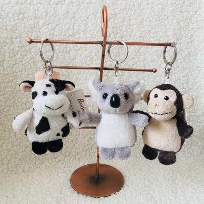 China Key Chain Keychain Stuffed Pig/Bear/Tiger Custom Cute Plush Animals Gift Soft Plush Pendant for sale