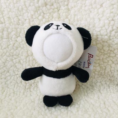 China Cute Animal Doll Plush Toy Panda Keyring Monkey Veil Key Chain Hot Stuffed Koala For Baby Doll Super Soft Tiger Face for sale