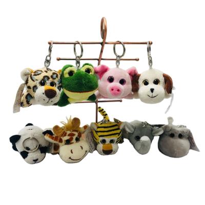 China Luxury Custom Stuffed Farm Animal Key Chain Wild Toys With Big Eyes Small Plush Toy Soft Kids Toy for sale