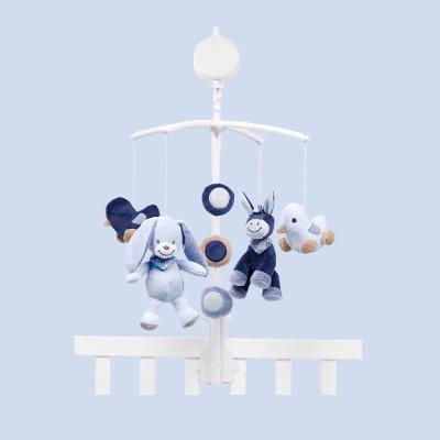 China Gift Factory Direct Sale Custom Baby Toys Hanging Bell Soft Toys Bedtime 0-1 Years Old Musical Baby Rattle Mobile for sale