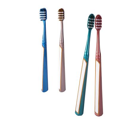 China Household Soft Volcanic Binuclear Adult Single Series Toothbrush Brush Bristle Carbon No.894 Comfortable Handle for sale