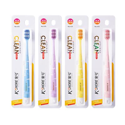 China Soft Unique Flat Hole Spiral Toothbrush Series For Adult Toothbrush With 0.18mm Soft High Density Bristles for sale