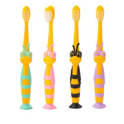 China NO.623 Cartoon Child Care Oral Hygiene Non Slip To Handle Kids Cartoon Toothbrush Soft Clean Grip Care for sale