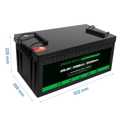 China LFP 12V 50Ah LiFePO4-batterij voor thuisopslag RV Off Grid System Marine Te koop