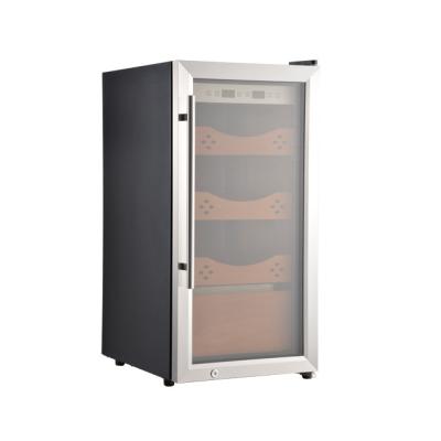 China 141L Door Light Cigar Humidor Cooler for sale