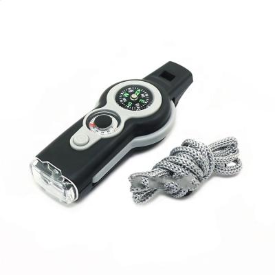 China Precise Steering Emergency Survival Whistle Safety Whistle With Signal Mirror Magnifying Lens for sale