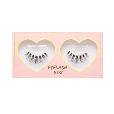 China Recyclable Full Color Printing False Eyelash Empty Lashes Packaging Box for sale