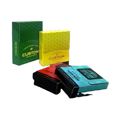 China Recyclable Custom Pre Rolled Cone Flip Top Box Packaging for sale