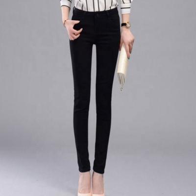 China Temperament Swap Women Stretch Jeans Solid Color Elastic Pants Women Pencil Skinny Pants Jeans Denim Pants for sale