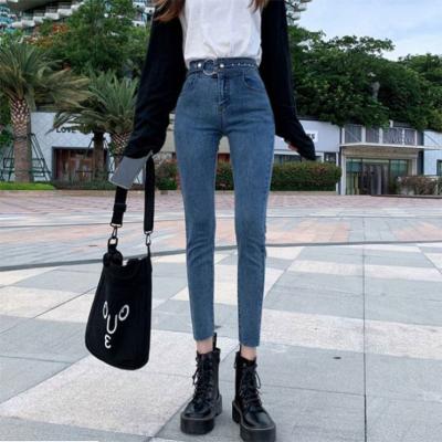 China New Product Slim Stretch Skinny Denim Push Up Butt Lift Jeans Women In Stock for sale