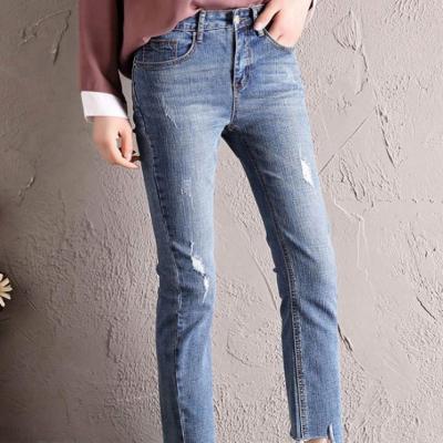 China Wholesale New Fashion High Quality Ladies Casual Cheap Ripped Jeans Breathable for sale