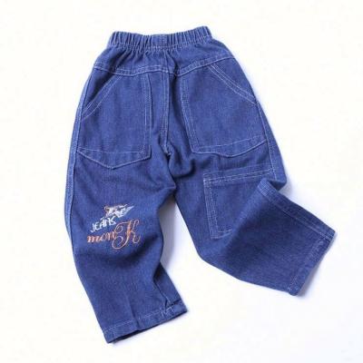 China New Product Launch Children Clothing Comfortable And Stylish Letter Boy Children Jeans for sale