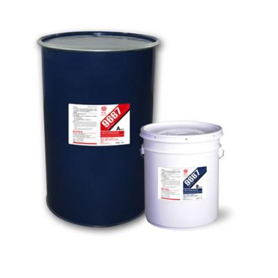 Chine Colle adhésive du polyuréthane 9667 de haute résistance, mastic industriel de silicone de basse perméabilité à vendre