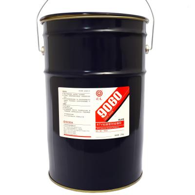 China 9060S Black Silicone Sealant For Substrates Cure And Adhesion for sale