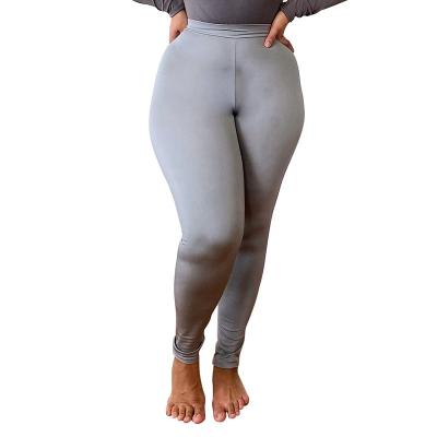 China Breathable Plus Size 2 Pcs / Set Spring Autumn Seamless Women Sport Gym Wear Fashion Women Fat Yoga Set Plus Size 4XL for sale