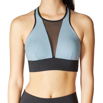 China Breathable Seamless Top Ladies Fitness Women Yoga Bra Sports Crop Tops Workout Padded Yoga Bra for sale