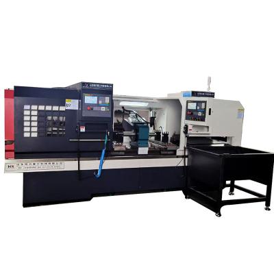 China HX-40100-24 Double Heads Simultaneous Processing CNC Lathe Factory Auto-Feeding CNC Lathe CNC Lathe Turning Machine for sale