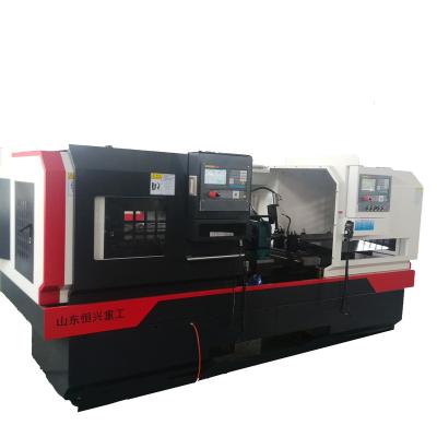 China Hengxing Hotels Customizable Automatic Metal Double Axis Double Head CNC Lathe Machine for sale