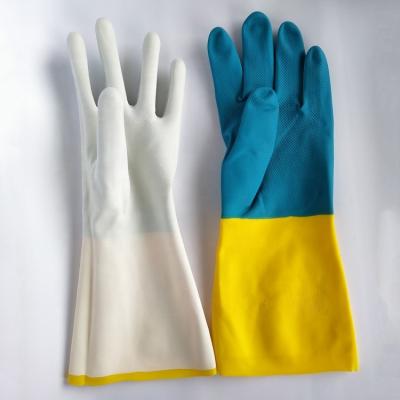 China Yulan H68 Anti-Slip Oil And Acid Resistant Gloves Double Color for sale